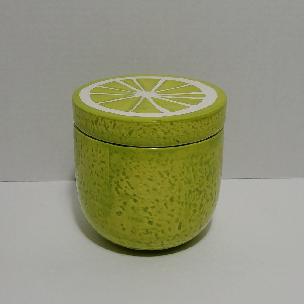 Fruit Shaped Canister Tropical Lime Fun Canister